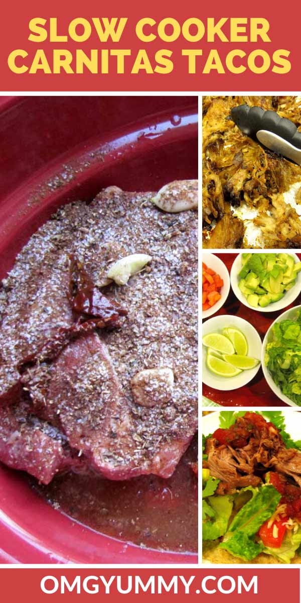 Slow Cooker Carnitas - Great for Tacos and a Crowd - OMG! Yummy
