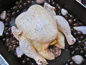 chicken with grapes and shallots