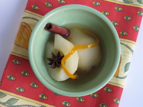 French Fridays w Dorie Poached Apples and Pears