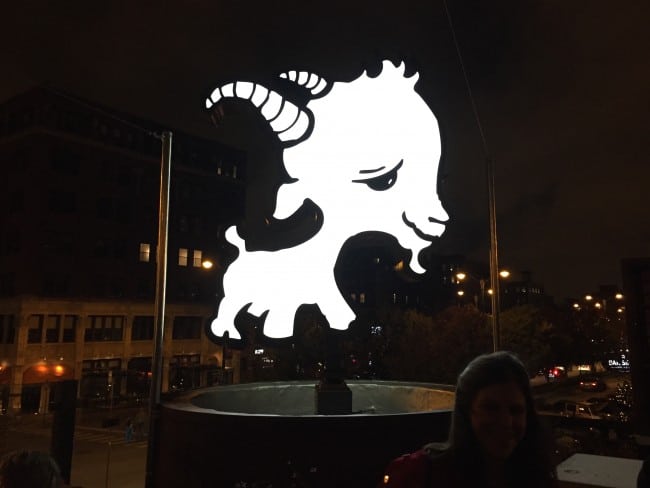 Chicago's iconic Little Goat Diner sign
