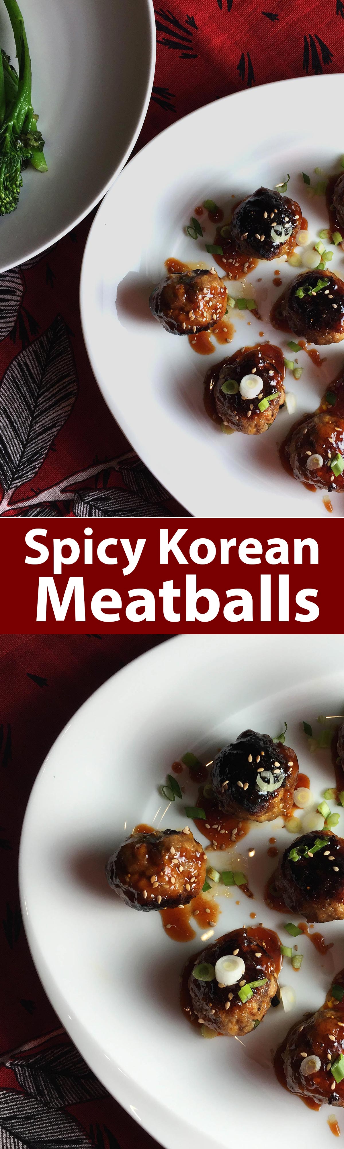 These spicy Korean meatballs with Gochujang work perfectly on a busy weeknight or your SuperBowl buffet. Inspired by a Foxes Love Lemons recipe on Food52