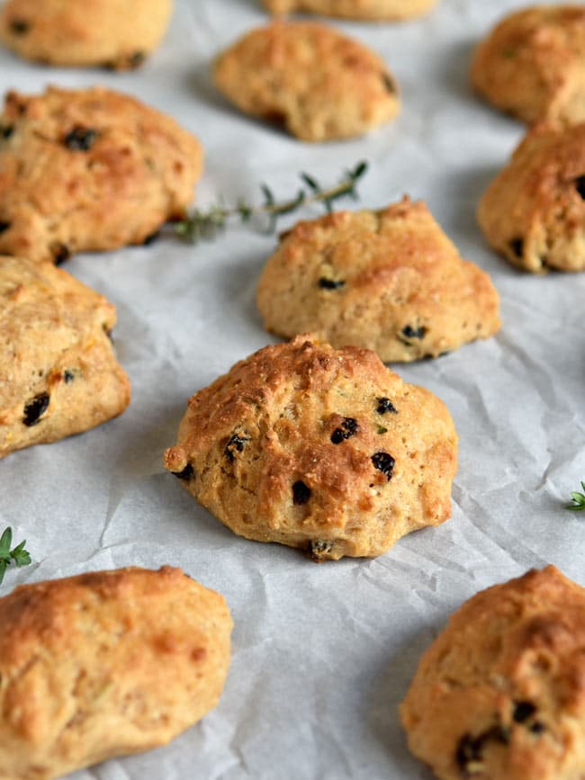 irish soda biscuits on parchment