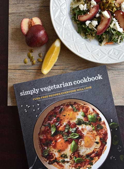 Quinoa and Nectarine Slaw with Simply Vegetarian Cookbook