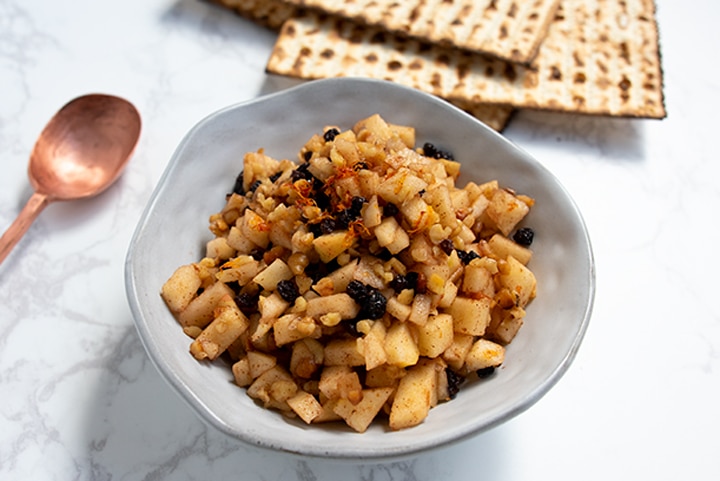 Small Batch Charoset for Passover or Snack Time - OMG! Yummy
