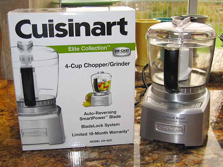  Cuisinart CH-4DC Elite Collection 4-Cup Chopper/Grinder, Die  Cast: Food Processors: Home & Kitchen