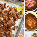 pinterest image showing carnitas how to pictures