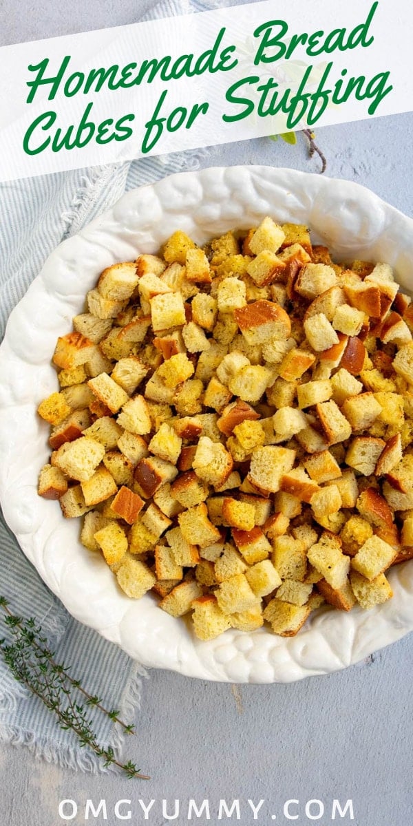 DIY Stuffing Cubes for Thanksgiving OMG! Yummy
