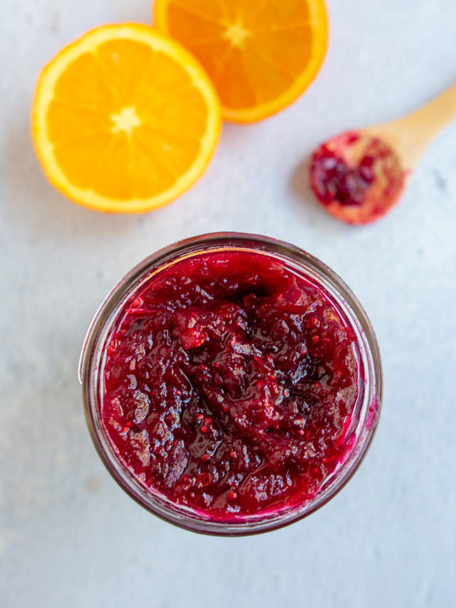 Cranberry Orange Jam Story