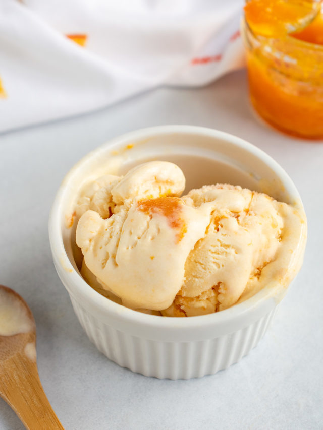 The Best No-Churn Apricot Ice Cream