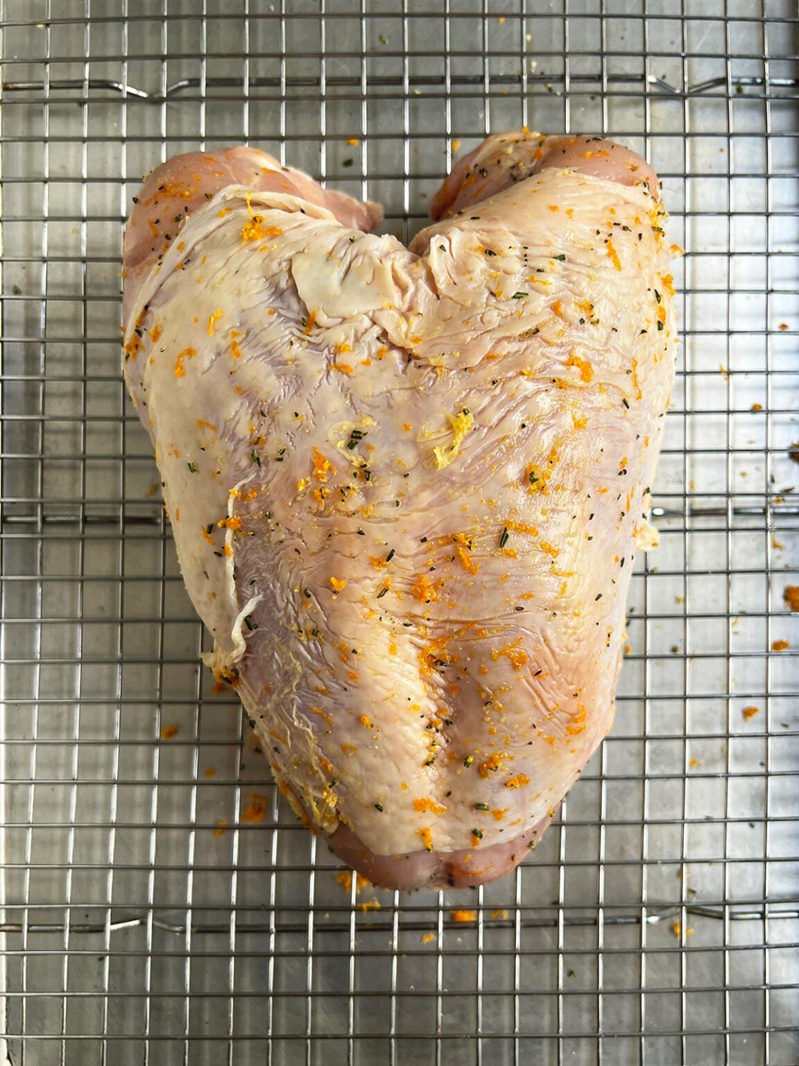 Dry Brine Turkey Breast with Pomegranate Gravy OMG! Yummy